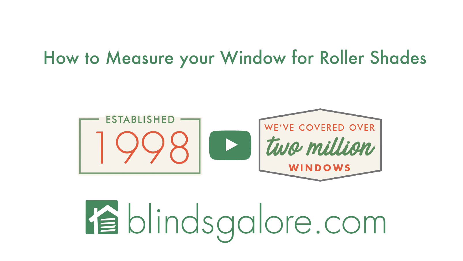 measuring for your new custom roller shades from blindsgalore is easy